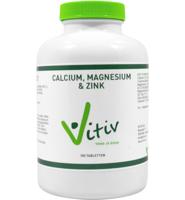 Vitiv Calcium magnesium & zink 180 Tabletten - thumbnail