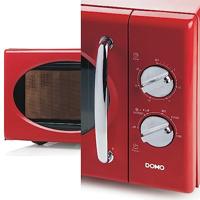 DOMO DO2925 Magnetron Rood 900 W Timerfunctie - thumbnail