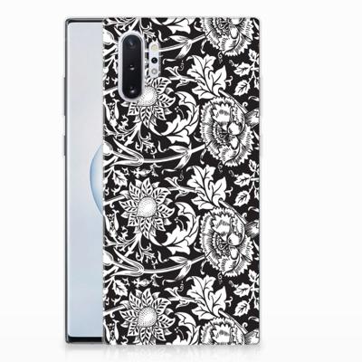 Samsung Galaxy Note 10 Plus | TPU Case | Black Flowers Samsung Galaxy Note 10 Plus | TPU Case | Black Flowers