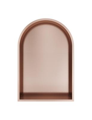 Hotbath &MORE Inbouwbox of inbouwnis Toogmodel - 30x45x10cm - Geborsteld koper PVD BOW30BCP