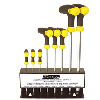 Brüder Mannesmann Inbus T-greepset 8 dlg (Hobby) - 18165 Brüder Mannesmann Inbus T-greepset 8 dlg (Hobby) - 18165