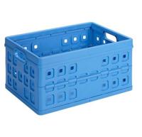 Sunware Square vouwkrat 46L blauw - thumbnail