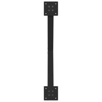 Salontafelpoten 2 st X-vormig 70x(30-31) cm staal zwart - thumbnail