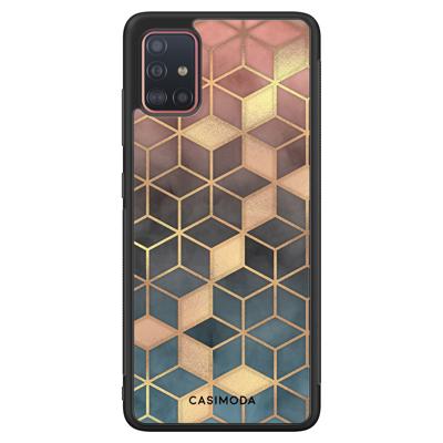 Samsung Galaxy A51 hoesje - Cubes art