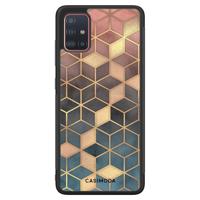 Samsung Galaxy A51 hoesje - Cubes art - thumbnail