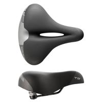 Selle Italia T 2 Flow L2 Zadel - Zwart - thumbnail