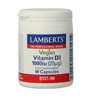 Lamberts Vitamine D3 1000ie Capsules - thumbnail