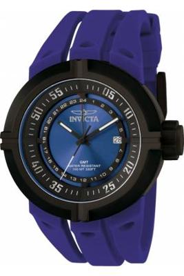 Horlogeband Invicta 0837.01 Rubber Blauw