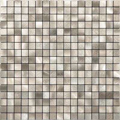 Zelfklevende Mozaïektegel Geborsteld Goud - Mini Blokjes 265x265mm