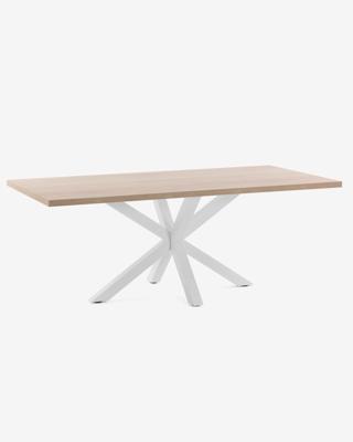 Kave Home Eettafel 'Argo' 160 x 100cm, kleur Naturel Kave Home Eettafel 'Argo' 160 x 100cm, kleur Naturel