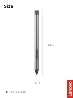 Lenovo Digital Pen 2 Digitale pen Grijs