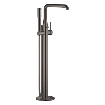 GROHE Essence New Afbouwdeel vrijstaande badkraan - omstel - draaibare uitloop 27.7cm - handdouche - doucheslang - hard graphite 23491A01