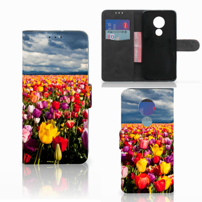 Motorola Moto G7 Power Hoesje Tulpen Motorola Moto G7 Power Hoesje Tulpen