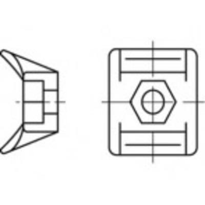 TOOLCRAFT Bevestigingssokkel TO-5454861 1000 stuk(s)