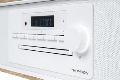 Bluetooth-microsysteem - THOMSON - Wit en zwart - FM/CD/MP3/USB-radio, 60W, equalizer - thumbnail