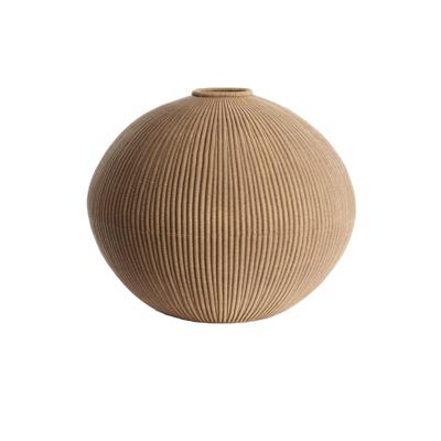 Light & Living Vaas 'Valerie' 37cm, kleur Lichtbruin