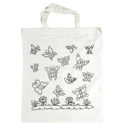 Goki katoenen tas - vlinder
