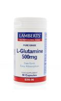 Lamberts L-Glutamine 500mg 90 Vegetarische capsules - thumbnail