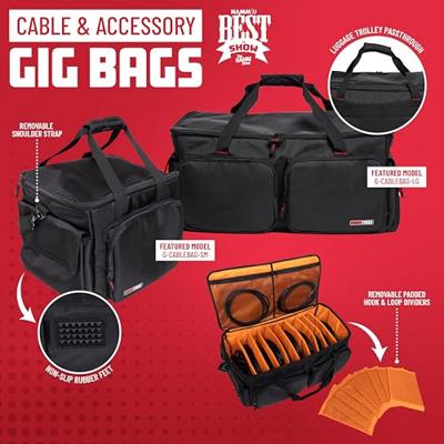 Gator Cases G-CABLEBAG-LG Cable & Accessory Organization Bag (groot) - thumbnail