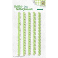 Nellie's Choice • bullet journal cutting dies randen 5st. - thumbnail