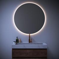 Brauer Ruby Deluxe Spiegel - Rond - Diameter 100 cm - met Directe LED-Verlichting - Dimbaar en met Kleurfunctie - met Afstandsbediening - thumbnail