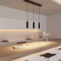 Pendel 3-Lichts hanglamp GU10 Zwart - thumbnail