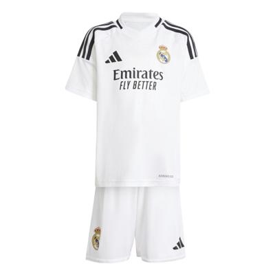 Real Madrid Minikit Thuis 2024/2025 - Maat 98 - Kleur: Wit | Soccerfanshop