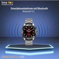 Smartwatch beafon WATCH 501 1,43" Staal Mat zwart - thumbnail