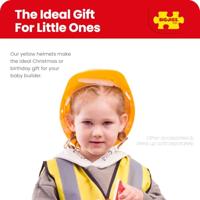 Bigjigs kinder bouwhelm geel - thumbnail