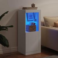 Dressoir met LED-verlichting 41x37x100 cm wit - thumbnail