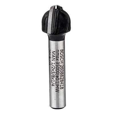 Bosch Accessories 2608628418 Halfrondprofielfrees Werklengte 9.20 mm Schachtdiameter 6.35 mm 1 stuks Bosch Accessories 2608628418 Halfrondprofielfrees Werklengte 9.20 mm Schachtdiameter 6.35 mm 1 stuks