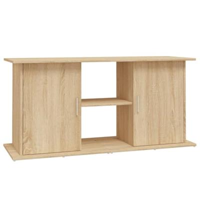 Aquariumstandaard 121x41x58 cm bewerkt hout sonoma eikenkleurig - thumbnail