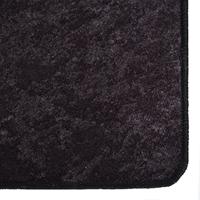 VidaXL Vloerkleed wasbaar anti-slip 80x150 cm antracietkleurig - thumbnail