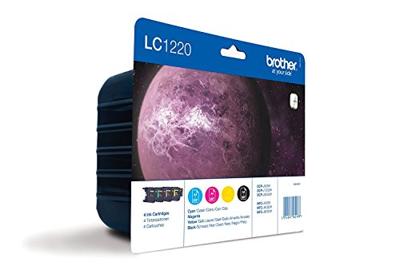 Brother inktcartridge, 300 pagina&apos;s, OEM LC-1220VALBP, 4 kleuren