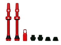 Muc-Off Muc off tubeless valve v2 sv (44mm) colour: red aluminium - thumbnail
