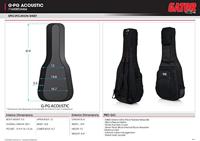 Gator Cases G-PG ACOUSTIC ProGo Ultimate gigbag voor akoestische gitaar - thumbnail