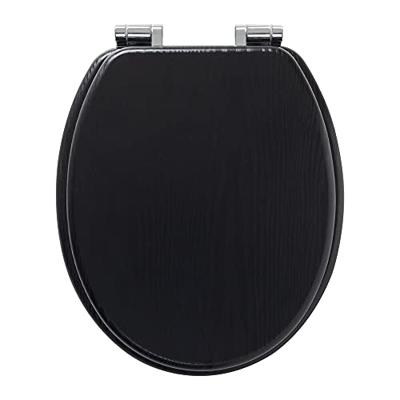 Tiger Toiletzitting Blackwash Softclose Hout Zwart