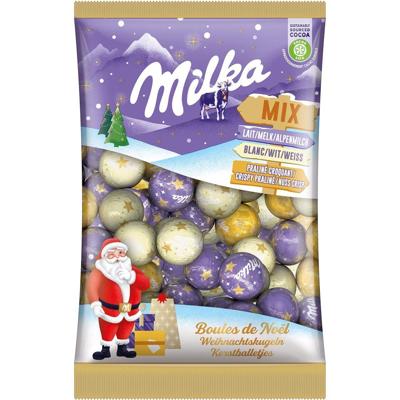 Milka Kerstballen, zak van 350 g