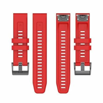 Siliconen sportbandje - Rood - Garmin Fenix 8 - 43mm