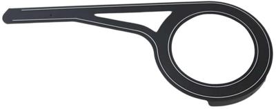 AXA Kettingscherm GSR 26/28 Inch Open Zwart 53,5 x 22,5 cm - thumbnail