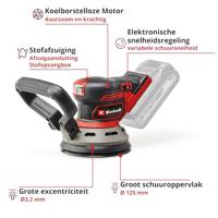 Einhell Professional TP-RS 18/32 Li BL 4462020 Excentrische schuurmachine Zonder accu, Zonder lader Ø 125 mm - thumbnail