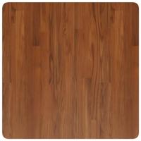 Tafelblad vierkant 70x70x4cm behandeld eiken donkerbruin - thumbnail
