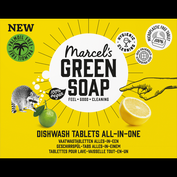 Marcels Green Soap Vaatwastabletten Grapefruit & Limoen