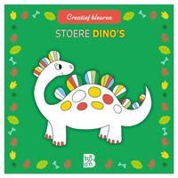 Standaard Uitgeverij Creatief kleuren - stoere dino's - thumbnail