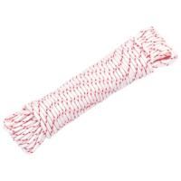 VidaXL Trekkoord startkoord wit en rood ø3 mm 10 m nylon - thumbnail