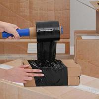 Stretchfolies 50 stuks zwart 23 m 10 cm x 150 m - thumbnail