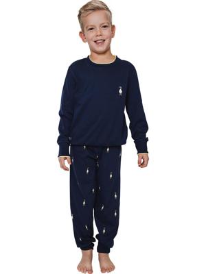 Katoenen jongens pyjama pinguïns