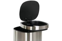 Afvalemmer Home ESPRIT Zilverkleurig Roestvrij staal Polypropyleen 30 L - thumbnail