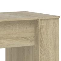 Bureau 140x50x75 cm bewerkt hout sonoma eikenkleurig - thumbnail