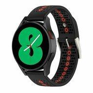 Dot Pattern bandje - Zwart met rood - Xiaomi Mi Watch / Xiaomi Watch 2 / Xiaomi Watch S1 / S2 / S3 / S4 - thumbnail